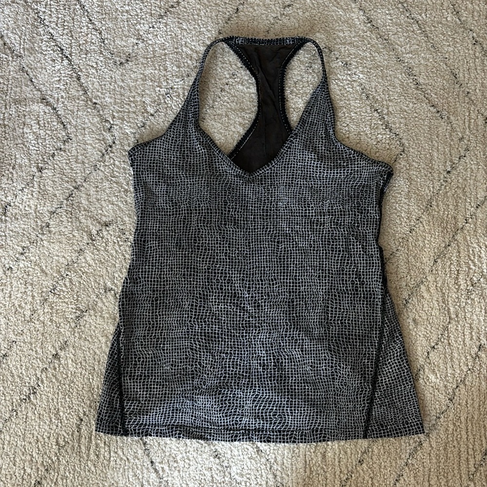 Lululemon Exercise Racerback Tank Top Workout Size 4